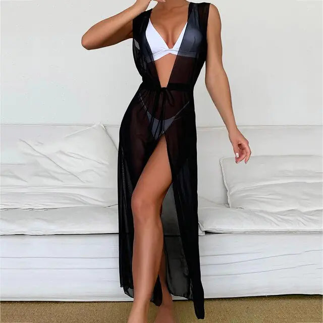 Women’s Sheer Mesh Cover-Up