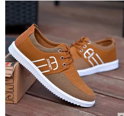 Men Canvas Shoes Trend Lace