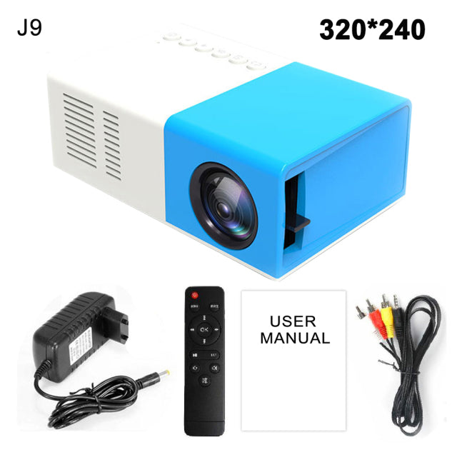 J9 Pro Mini Projector LED Media Player